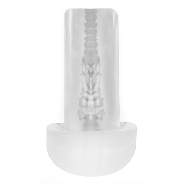 Masturbatore Sleeve Trasparente con Pump Addicted – Stimolazione Realistica